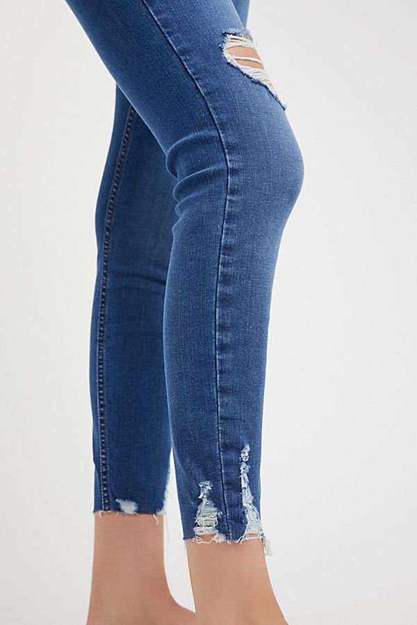 Free People Distressed Skinny Jeans