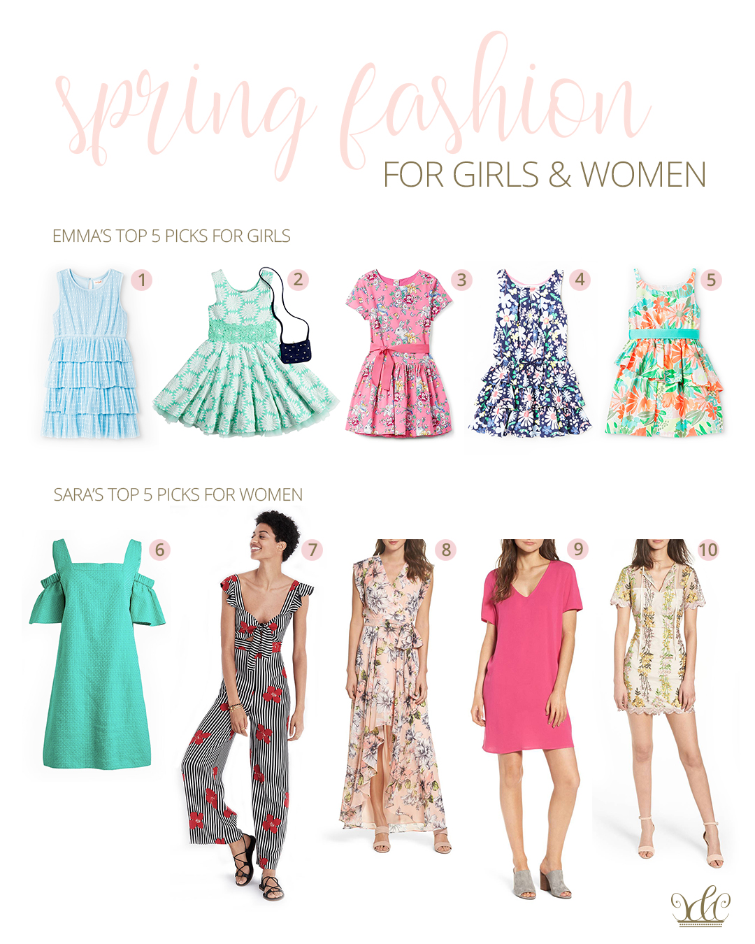 Spring dresses for women and girls