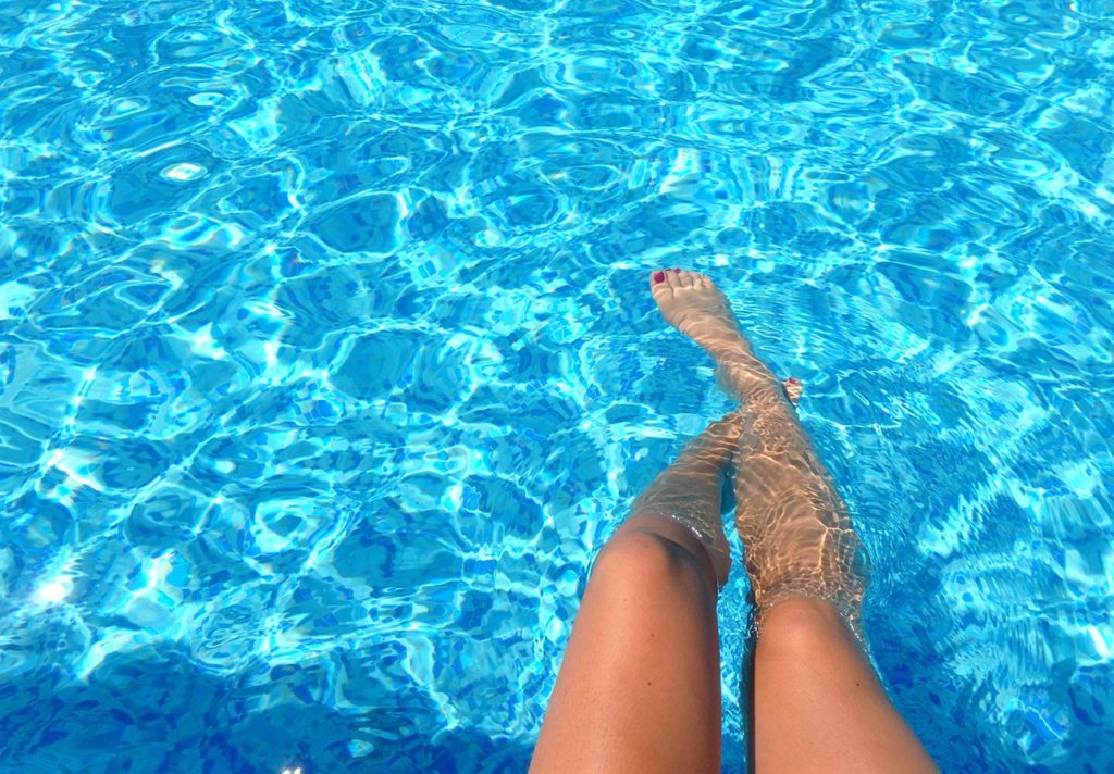 Tan Legs Poolside