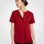 Ann Taylor Deep Red Blouse